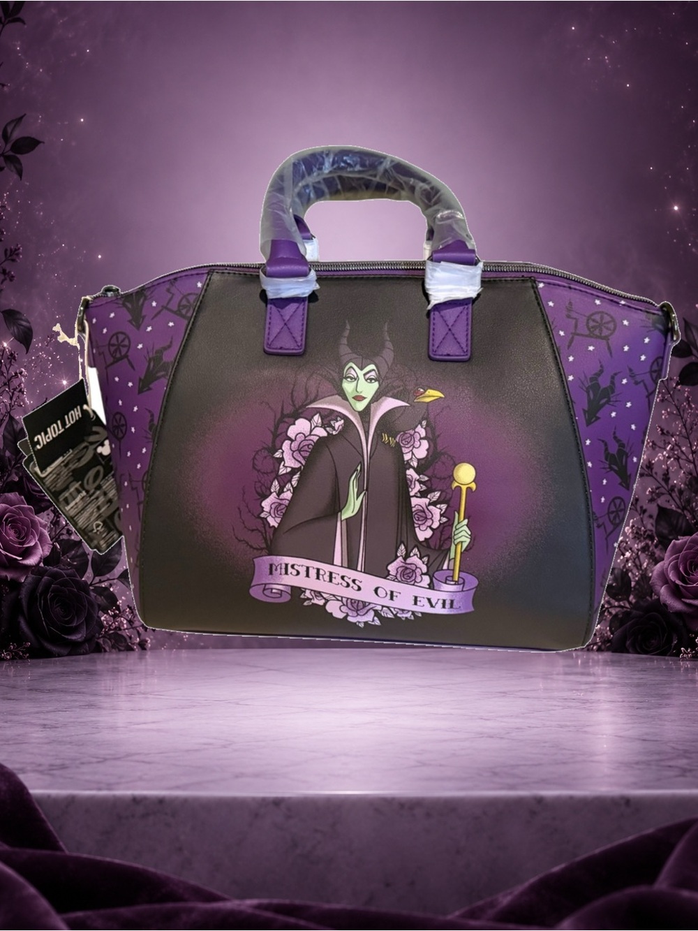 Disney Loungefly Maleficent Mistress of Evil Satchel Crossbody Bag NWT Amazing!